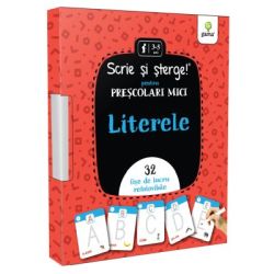 Literele. Prescolari mici. Scrie si sterge!