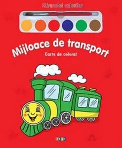Mijloace de transport - Carte de colorat