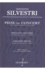 Piese de Concert pentru Pian solo opus 25 nr.1-3 si 5
