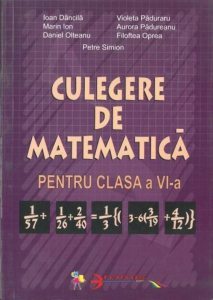 Culegere de matematica. Clasa a VI-a