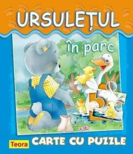 Ursuletul in parc - carte cu puzzle