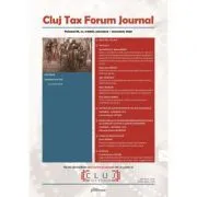 Cluj Tax Forum Journal 6/2020 de Cosmin Flavius Costas