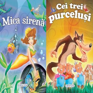 2 Povesti: Mica sirena si Cei trei purcelusi