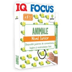 Animale. Nivel Junior. Colectia IQ focus