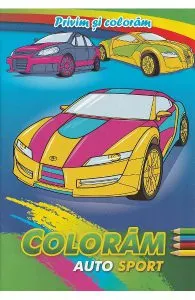 Coloram auto sport. Privim si coloram