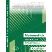 Matematica. Filiera tehnologica, clasa a 12-a de Marius Burtea