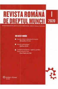 Revista Romana de Dreptul Muncii Nr.1/2020