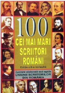 100 cei mai mari scriitori romani