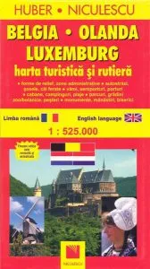 Belgia, Olanda, Luxemburg - Harta turistica si rutiera