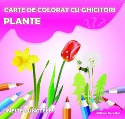 Plante. Carte de colorat cu ghicitori de Anonim