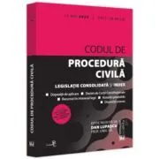 Codul de procedura civila: 28 mai 2023. Editie tiparita pe hartie alba de Dan Lupascu