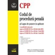Codul de procedura penala si Legea de punere in aplicare de Petrut Ciobanu