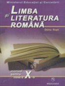 Limba si literatura romana, clasa a X-a