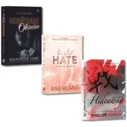 Pachet 3 carti: Hideaway, Twisted Hate si Ucigatoare obsesie de Penelope Douglas