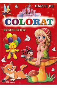 Carte de colorat pentru fetite