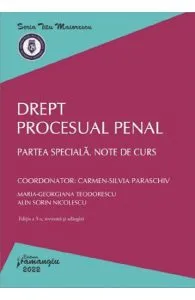 Drept procesual penal. Partea speciala. Note de curs Ed.3 de Alin Sorin Nicolescu