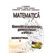 Matematica. Exercitii si probleme pentru clasa a 8-a semestrul 1