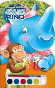 Rinocerul Rino - carte de colorat