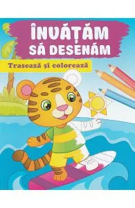Traseaza si coloreaza. Invatam sa desenam