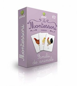 Vocabular. Familii de animale. Montessori