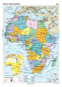 Africa. Harta politica