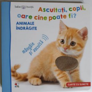 Bebe invata. ascultati, copii, oare cine poate fi