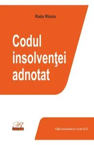 Codul insolventei adnotat Ed.2022 de Radu Rizoiu