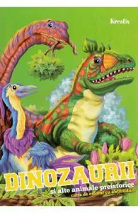 Dinozaurii si alte animale preistorice. Care de colorat cu abtibilduri