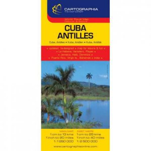 Harta rutiera Cuba,Ins.Antile
