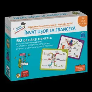 Invat usor la franceza -clasa a ii-a - 50 de harti mentale pentru a intelege mai usor gramatica, ortografia, conjugarea verbelor si vocabularul limbii franceze de Stephanie Eleaume-Lachaud