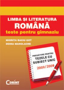 Limba si literatura romana. Tezele cu subiect unic 2008