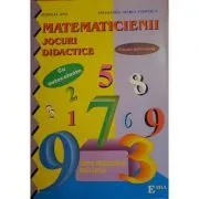 Jocuri didactice matematice, Caietul prescolarului cu autocolante de Smaranda Maria Cioflica