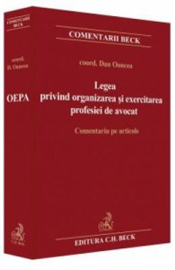 Legea Privind Organizarea Si Exercitarea Profesiei De Avocat