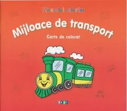 Mijloace de transport. Carte de colorat