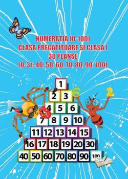 Numerația (0-100), Clasa pregătitoare și clasa I - 38 planșe