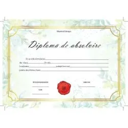 Diploma de absolvire (DZC03) de Diploma Scolara