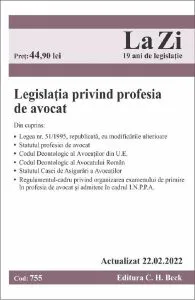 Legislatia privind profesia de avocat Act.22.02.2022