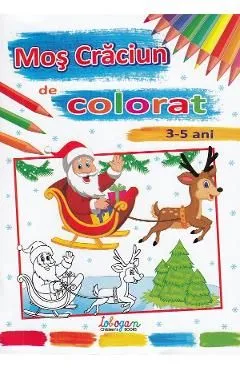 Mos Craciun de colorat de Autor Anonim