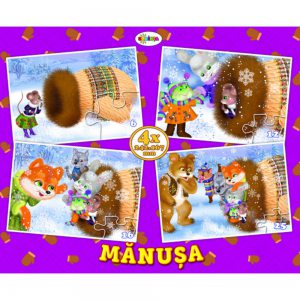 Puzzle - manusa (4 imagini - 59 de piese)