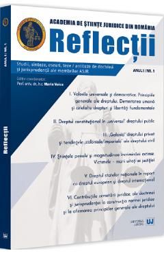 Reflectii Anul I. Nr.1