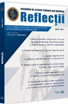 Reflectii Anul I. Nr.1 de Marin Voicu