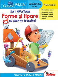 Sa invatam forme si tipare cu Manny Iscusitul - Matematica (gradinita + 4 ani)