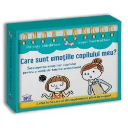Care sunt emotiile copilului meu? Calendar