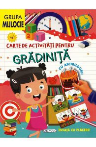 Carte de activitati pentru gradinita, cu abtibilduri. Grupa mijlocie