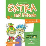 Curs limba engleza Extra and Friends 4 Caietul elevului