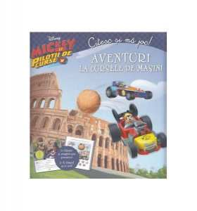 Disney. Mickey și pilotii de curse. Aventuri la cursele de masini. Citesc și mă joc!