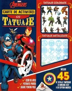 Marvel: Avengers. Carte de activitati cu tatuaje de Anonim