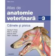 Atlas de anatomie veterinara. Cainele si pisica. Volumul 3 de Stanley H. Done