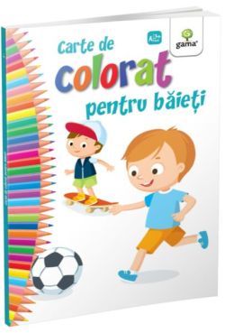 Carte de colorat pentru băieți