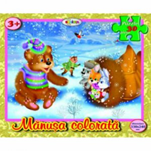 Manusa colorata. Puzzle 30 piese